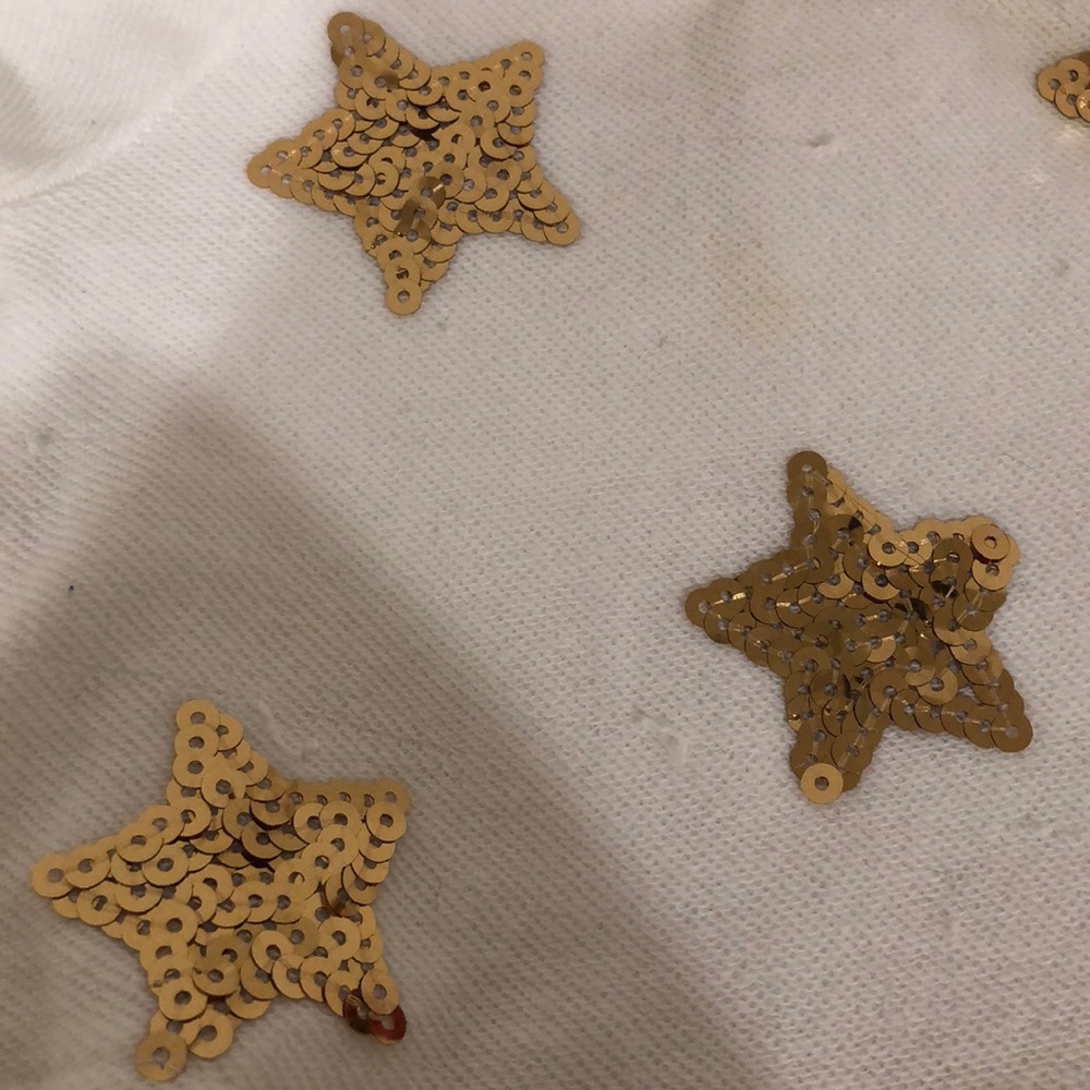 NWOT Juicy Couture Baby Girls Sequined Star Top - Picture 4 of 5